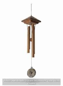 Amish-Handmade-Square-Aluminum-Tube-Wind-Chime
