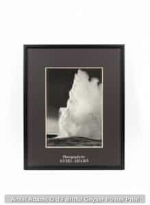 Ansel-Adams-Old-Faithful-Geyser-Poster-Print