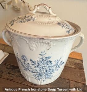 Antique-French-Ironstone-Soup-Tureen-with-Lid