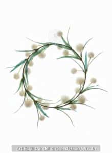 Artificial-Dandelion-Seed-Head-Wreath