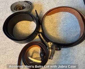 Assorted-Mens-Belts-Lot-with-Jabra-Case