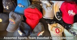 Assorted-Sports-Team-Baseball-Caps-Collection