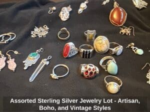 Assorted-Sterling-Silver-Jewelry-Lot-Artisan-Boho-and-Vintage-Styles-fifth-image