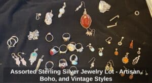 Assorted-Sterling-Silver-Jewelry-Lot-Artisan-Boho-and-Vintage-Styles-fourth-image