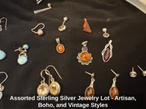 Assorted-Sterling-Silver-Jewelry-Lot-Artisan-Boho-and-Vintage-Styles-sixth-image