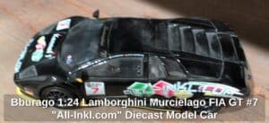 Bburago-Lamborghini-Murcielago-FIA-GT-All-Inkl.com-Diecast-Model-Car