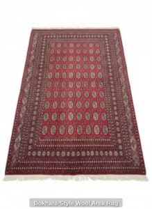 Bokhara-Style-Wool-Area-Rug-fourth-image