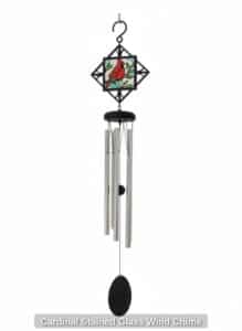 Cardinal-Stained-Glass-Wind-Chime