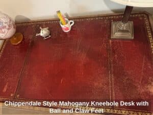 Chippendale-Style-Mahogany-Kneehole-Desk-with-Ball-and-Claw-Feet-fifth-image
