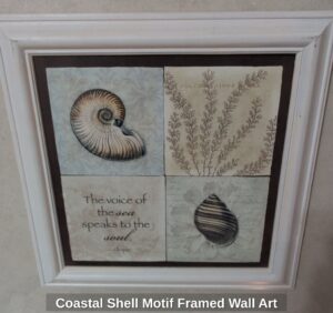 Coastal-Shell-Motif-Framed-Wall-Art
