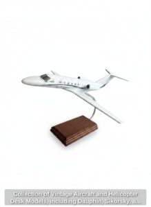 Collection-of-Vintage-Aircraft-and-Helicopter-Desk-Models-including-Dauphin-Sikorsky-and-Concorde-third-image