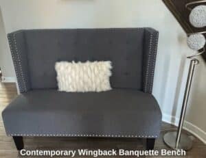 Contemporary-Wingback-Banquette-Bench