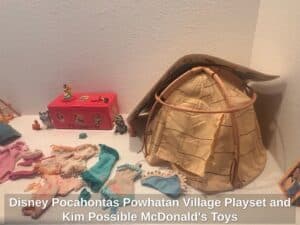 Disney-Pocahontas-Powhatan-Village-Playset-and-Kim-Possible-McDonalds-Toys