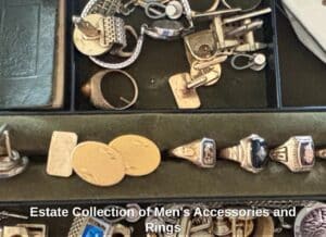 Estate-Collection-of-Mens-Accessories-and-Rings