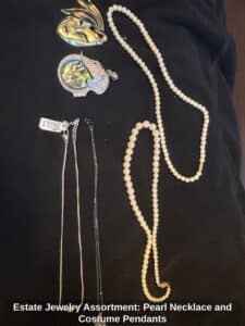 Estate-Jewelry-Assortment-Pearl-Necklace-and-Costume-Pendants