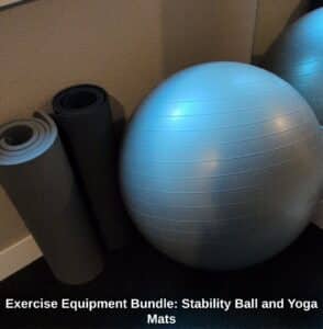 Exercise-Equipment-Bundle-Stability-Ball-and-Yoga-Mats
