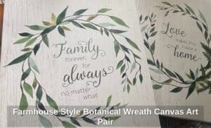 Farmhouse-Style-Botanical-Wreath-Canvas-Art-Pair