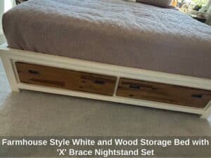 Farmhouse-Style-White-and-Wood-Storage-Bed-with-X-Brace-Nightstand-Set-third-image