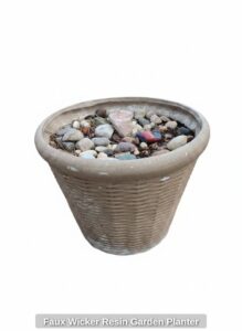 Faux-Wicker-Resin-Garden-Planter