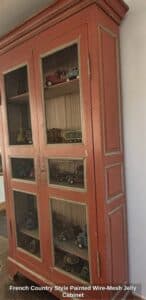 French-Country-Style-Painted-Wire-Mesh-Jelly-Cabinet-second-image