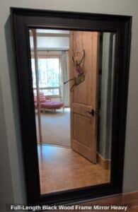 Full-Length-Black-Wood-Frame-Mirror-Heavy