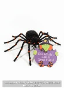 Halloween-Tinsel-Spider-and-The-Witch-Lives-Here-Sign-Lot