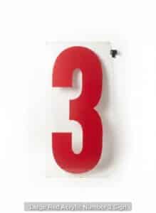 Large-Red-Acrylic-Number-Sign