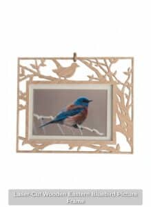 Laser-Cut-Wooden-Eastern-Bluebird-Picture-Frame