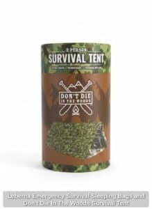 Leberna-Emergency-Survival-Sleeping-Bags-and-Dont-Die-In-The-Woods-Survival-Tent-second-image