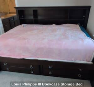 Louis-Philippe-III-Bookcase-Storage-Bed