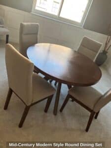 Mid-Century-Modern-Style-Round-Dining-Set-second-image