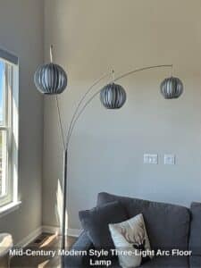 Mid-Century-Modern-Style-Three-Light-Arc-Floor-Lamp-second-image