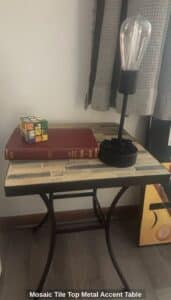 Mosaic-Tile-Top-Metal-Accent-Table
