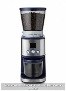 Mueller-Austria-Electric-Kettle-and-Burr-Coffee-Grinder