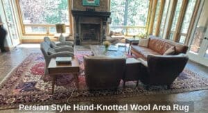 Persian-Style-Hand-Knotted-Wool-Area-Rug-fourth-image