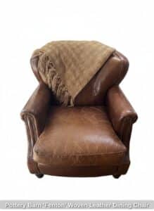 Pottery-Barn-Fenton-Woven-Leather-Dining-Chair