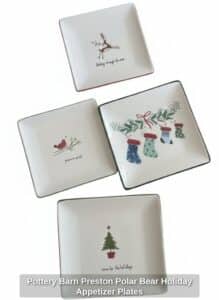 Pottery-Barn-Preston-Polar-Bear-Holiday-Appetizer-Plates-second-image