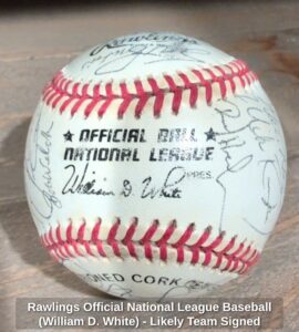 Rawlings-Official-National-League-Baseball-William-D.-White-Likely-Team-Signed
