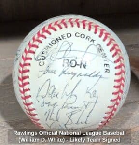 Rawlings-Official-National-League-Baseball-William-D.-White-Likely-Team-Signed-third-image