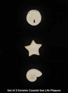 Set-of-Ceramic-Coastal-Sea-Life-Plaques