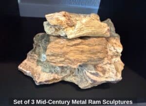 Set-of-Mid-Century-Metal-Ram-Sculptures-second-image