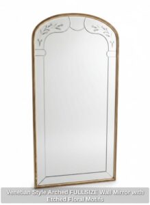 Venetian-Style-Arched-FULLSIZE-Wall-Mirror-with-Etched-Floral-Motifs-second-image