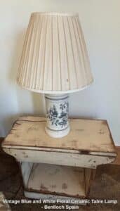 Vintage-Blue-and-White-Floral-Ceramic-Table-Lamp-Benlloch-Spain
