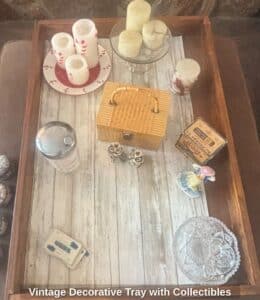 Vintage-Decorative-Tray-with-Collectibles