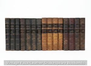 Vintage-Faux-Leather-Shakespeare-Bookends