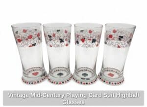 Vintage-Mid-Century-Playing-Card-Suit-Highball-Glasses-third-image
