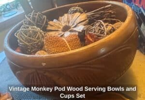 Vintage-Monkey-Pod-Wood-Serving-Bowls-and-Cups-Set-fourth-image