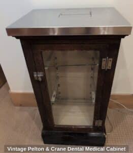 Vintage-Pelton-Crane-Dental-Medical-Cabinet