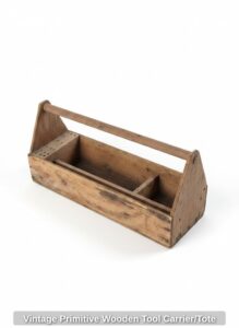 Vintage-Primitive-Wooden-Tool-Carrier-or-Tote