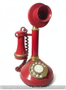 Vintage-Red-Candlestick-Telephone-Reproduction